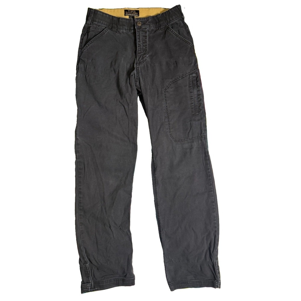 Womens Noble Outfitters Work Pants Size 8 (29x31) DarkGray Cotton Duck w/Stretch